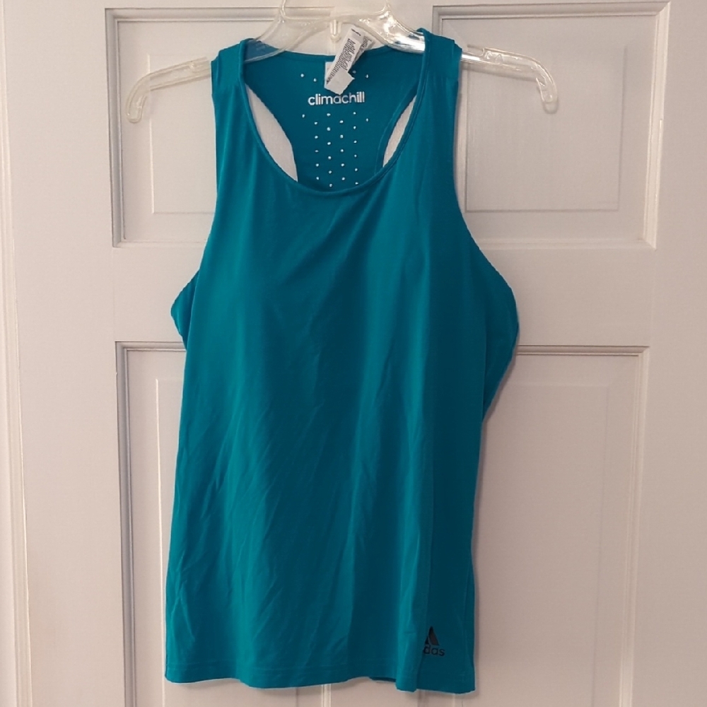 Adidas Climachill Women's Teal Tank Top